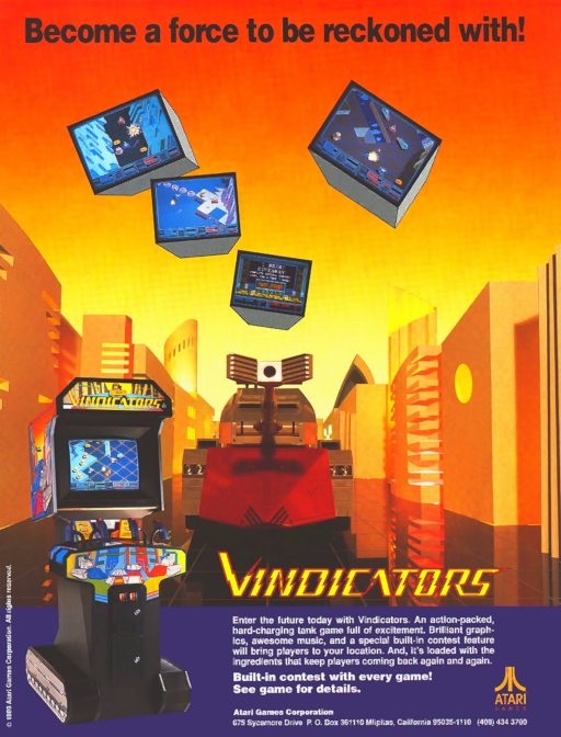 Vindicators (rev 5) Arcade Game Cover
